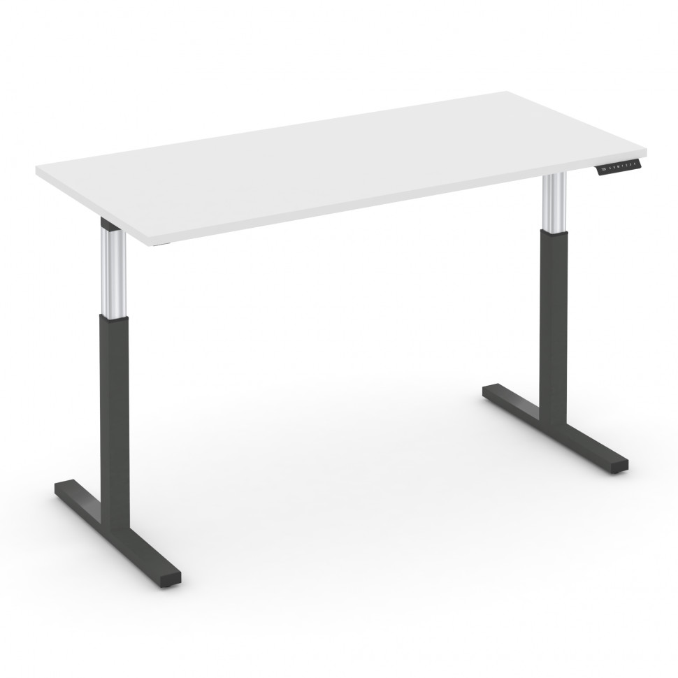Move up Стол электроподъемный MV.SE-4.7 Белый Бриллиант/Металл Антрацит 1580*720*720-1190