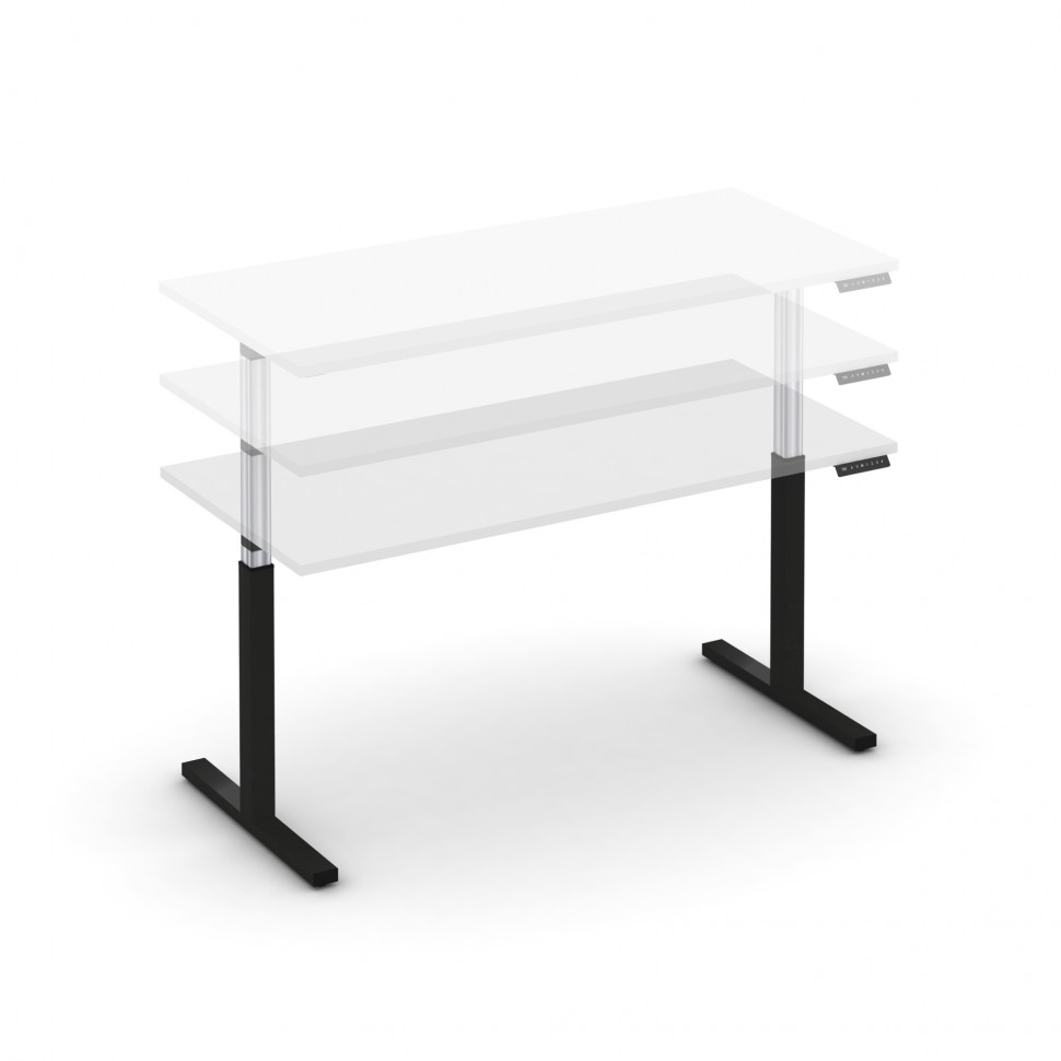 Move up Стол электроподъемный MV.SE-4.7 Белый Бриллиант/Металл Антрацит 1580*720*720-1190