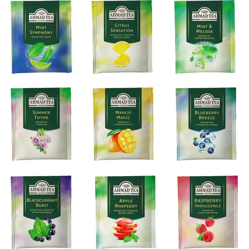 Чай Ahmad Tea Discovery Tea/Чайное открытие ассорт 9 вкусов 36 пак N089