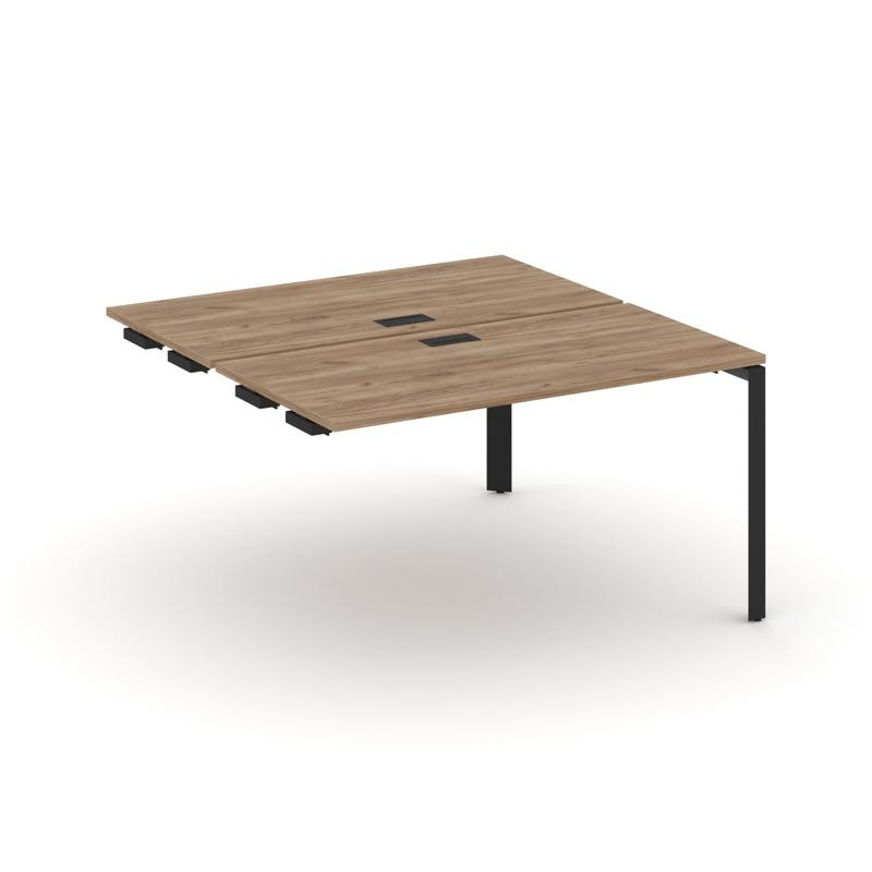 Style Project Стол-приставка к опор. элем. SN-59P.DPRS-001 Дуб Табак/Металл Черный/Черный Заглушка 9