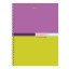 Тетрадь А4, 80 л., BRAUBERG, гребень, клетка, обложка твердая, "Color", 404055