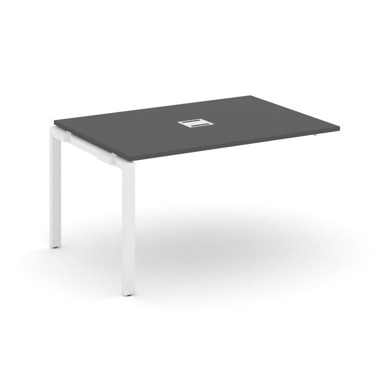 Style Project Проходной наб. элем. перег. стола SN-59P.NSPRG-001 Антрацит/Металл Белый 980*980*750