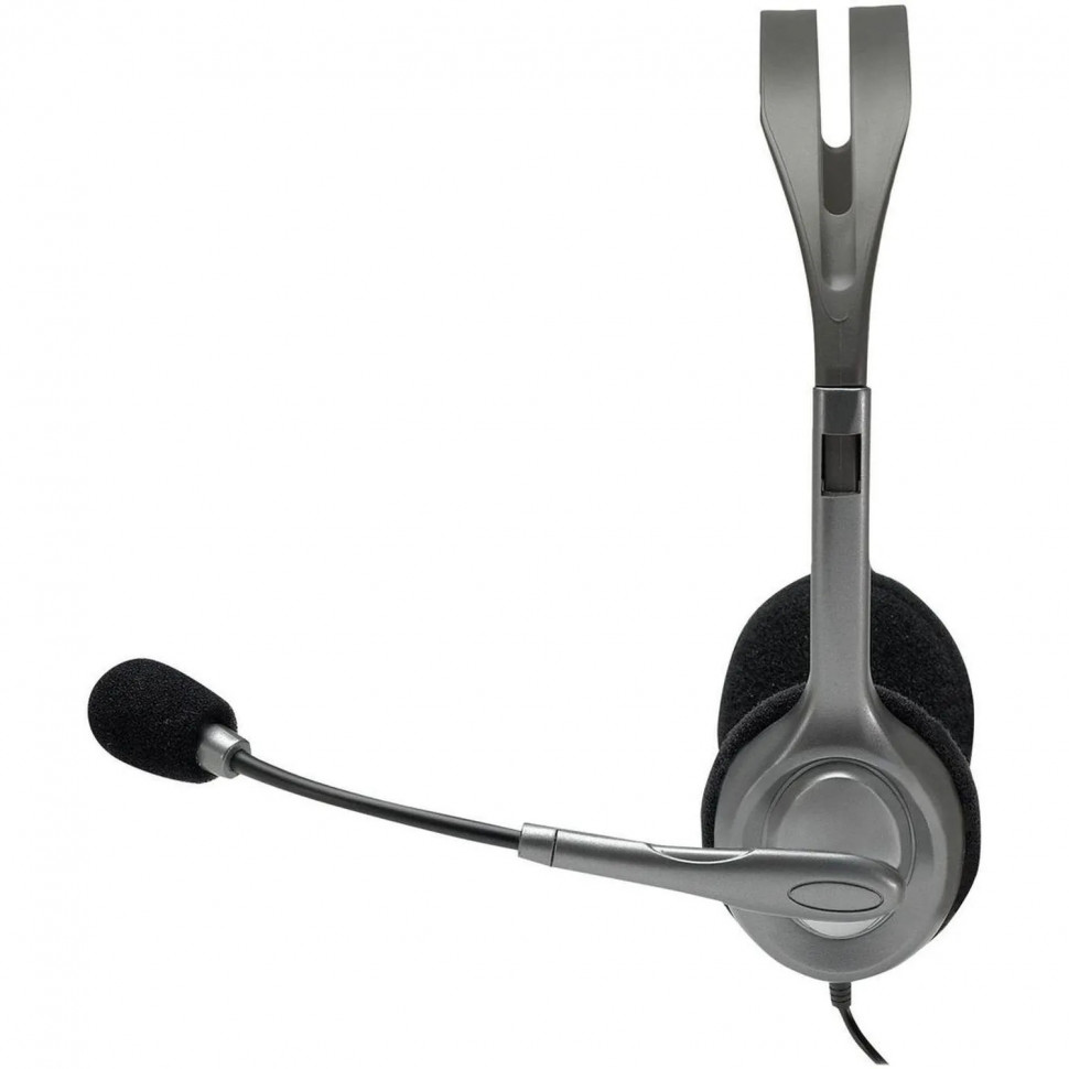 Гарнитура проводная Logitech Stereo Headset H111 Сер(981-000594/981-000593)