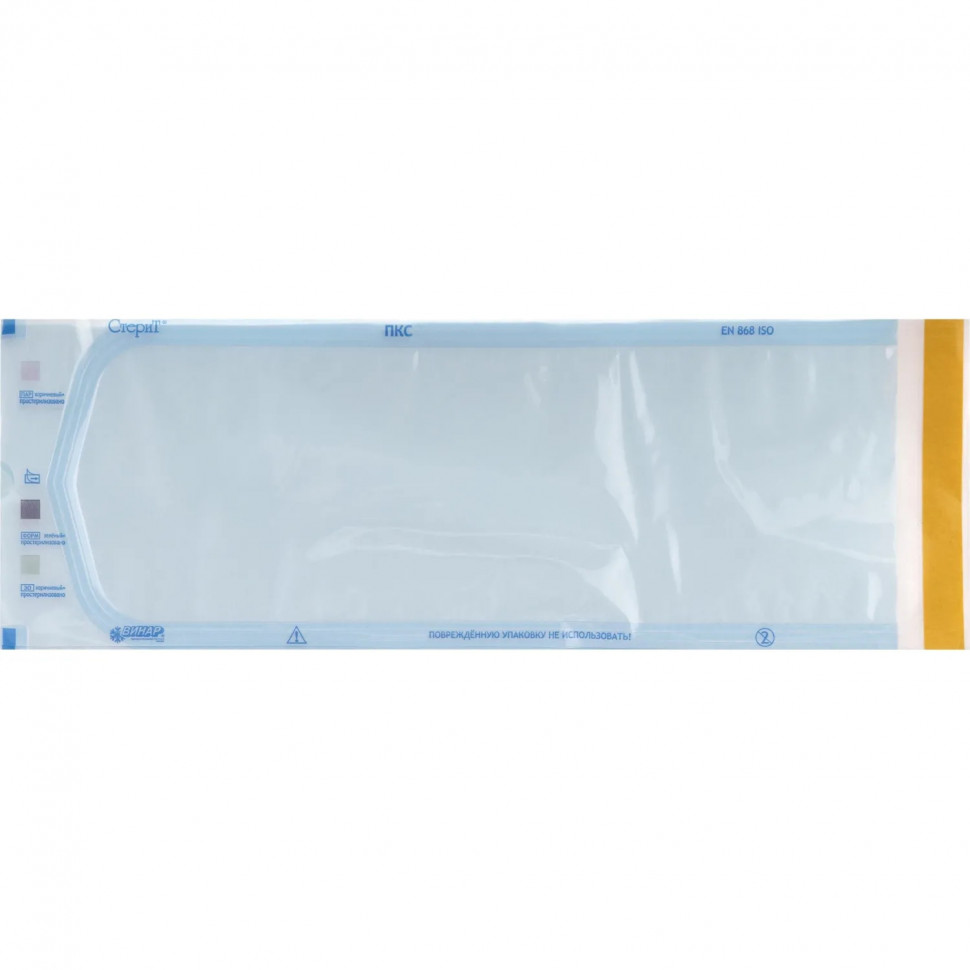 Пакет для стерилизации комбинир. 190 х 340 мм самокл. 100 шт/уп СтериТ