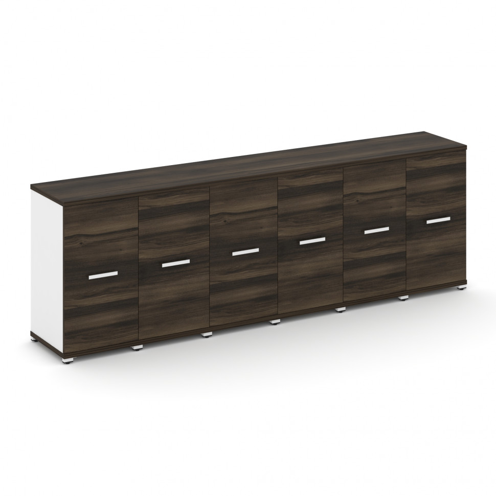 Concept Шкаф 6 узких секций, 2 ниши CN.STU-263 W Дуб Мали/Белый Бриллиант/Металл Белый 2500*420*818 Concept Шкаф 6 узких секций, 2 ниши CN.STU-263 W Дуб Мали/Белый Бриллиант/Металл Белый 2500*420*818