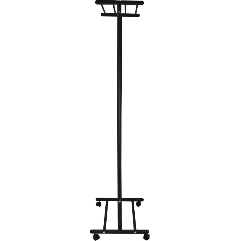 Вешалка МЕ_напольная М 9, колеса, чёрный