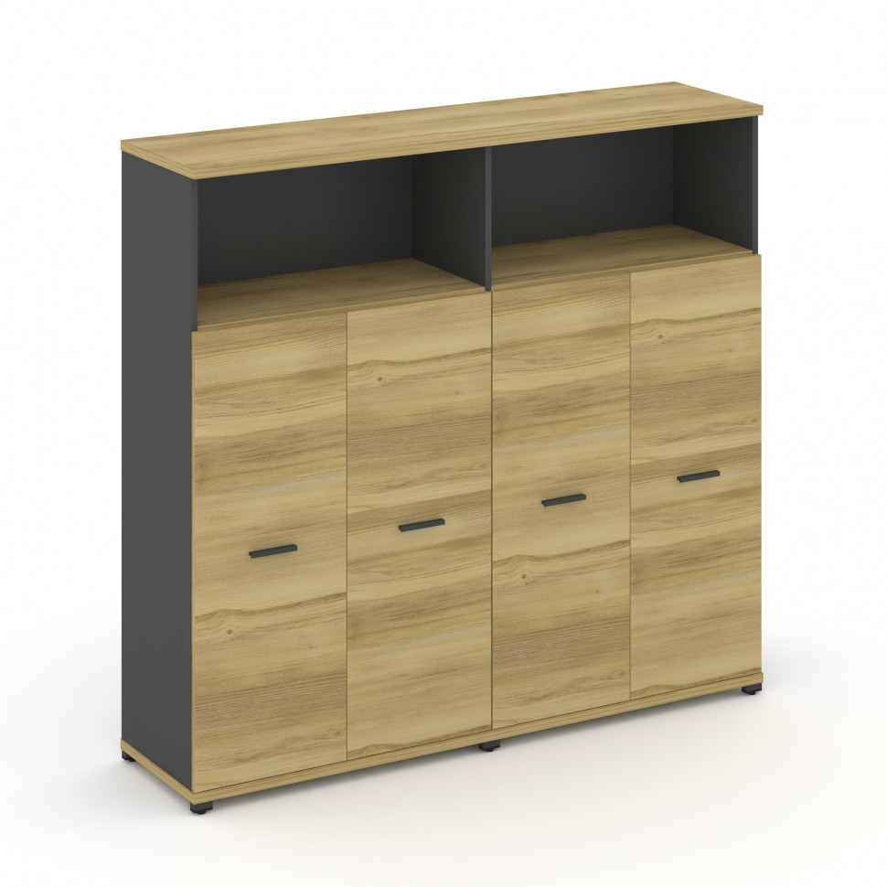 Concept Шкаф 2 широкие секции, 4 ниши CN.STS-423 A Дуб Винченцо/Антрацит/Металл Антрацит 1668*420*15 Concept Шкаф 2 широкие секции, 4 ниши CN.STS-423 A Дуб Винченцо/Антрацит/Металл Антрацит 1668*420*15