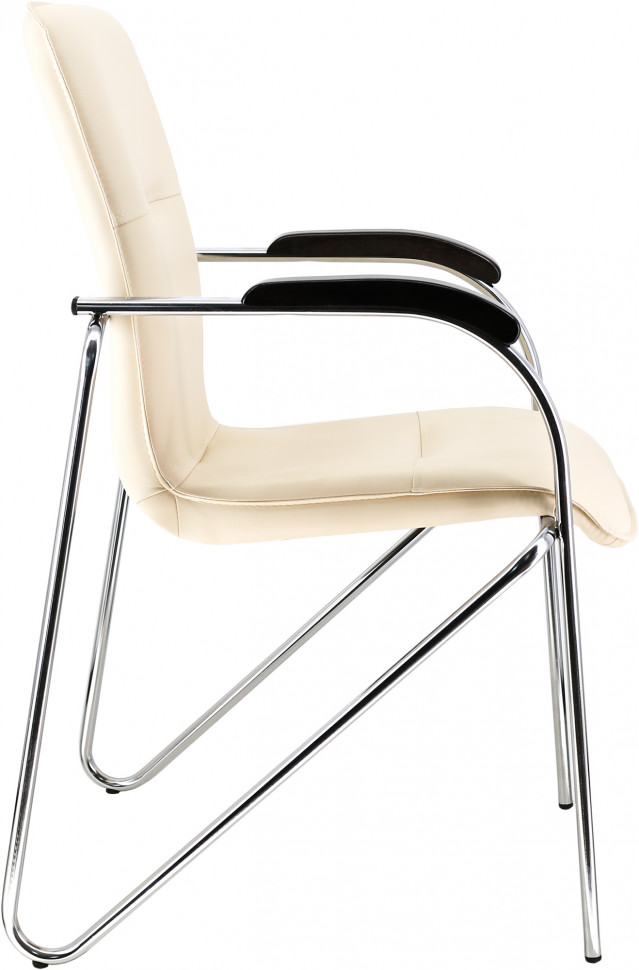 Кресло Everprof Samba (Самба) Wood CF Экокожа Бежевый