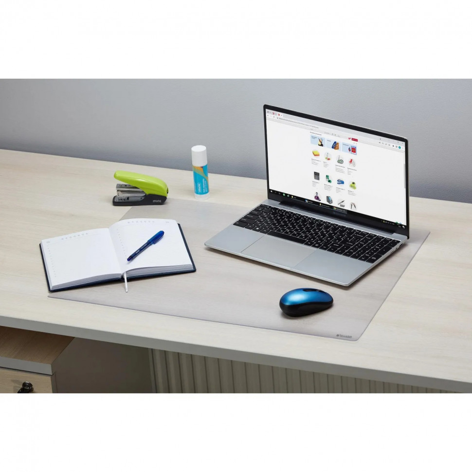 Коврик на стол Комус 47,5х66см прозрачный матовый Россия 2808