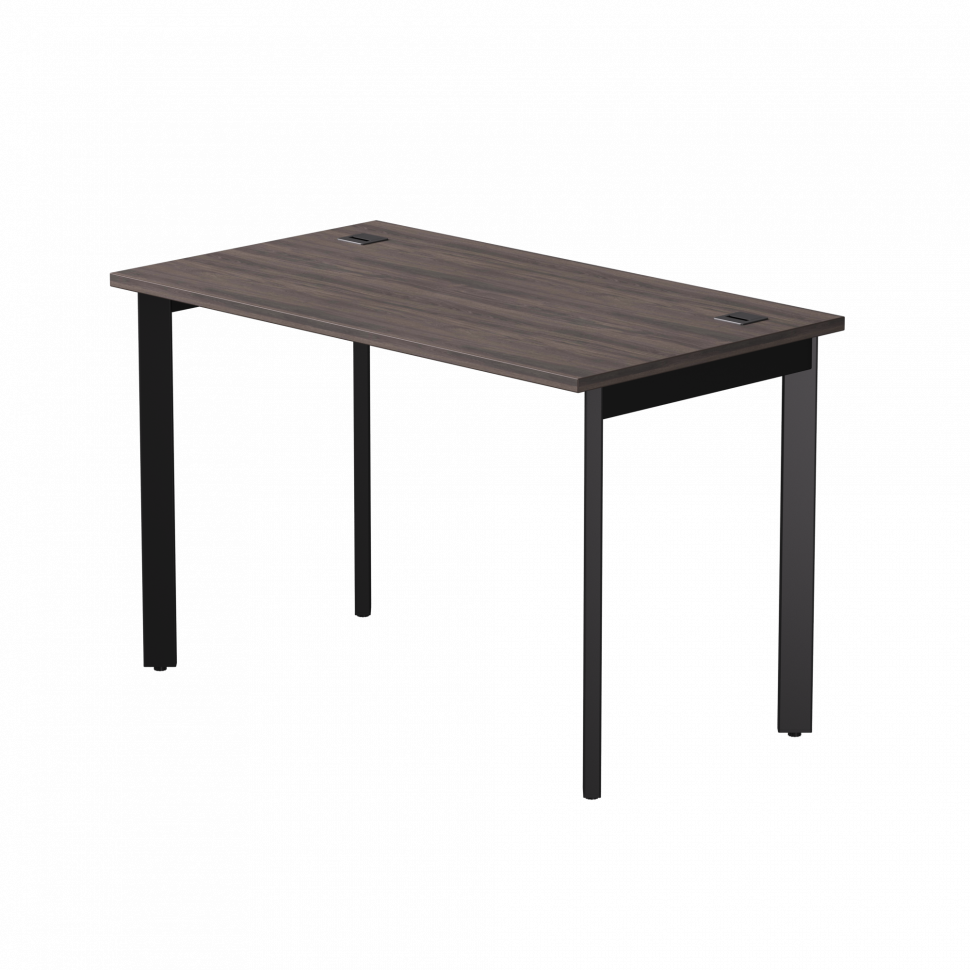 Стол прямой Everprof EVO (ЭВО) на металлокаркасе 1180х670х755 мм опоры 45гр Дуб Пасадена/Черный
