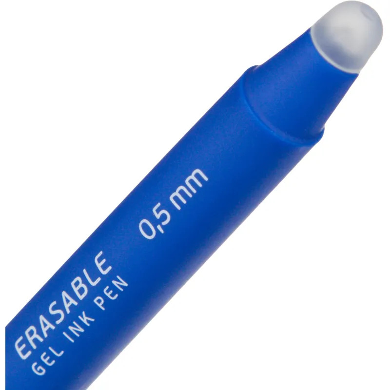 Ручка гелевая Attache Selection стираемая, 0,5мм, soft touch, синий