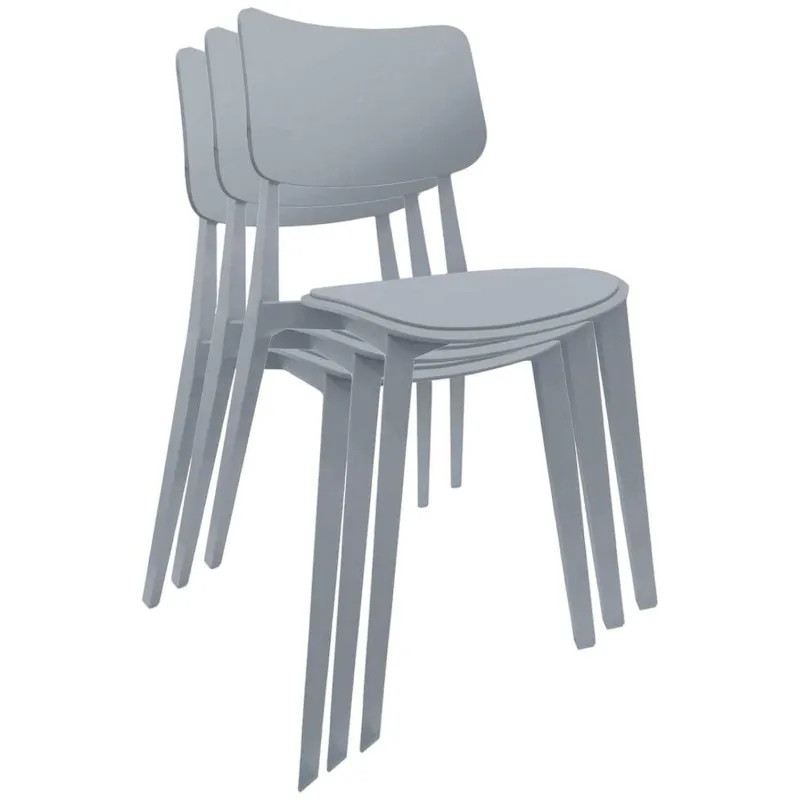 Стул для столовых SHT-S110-P серый/серый   219565
