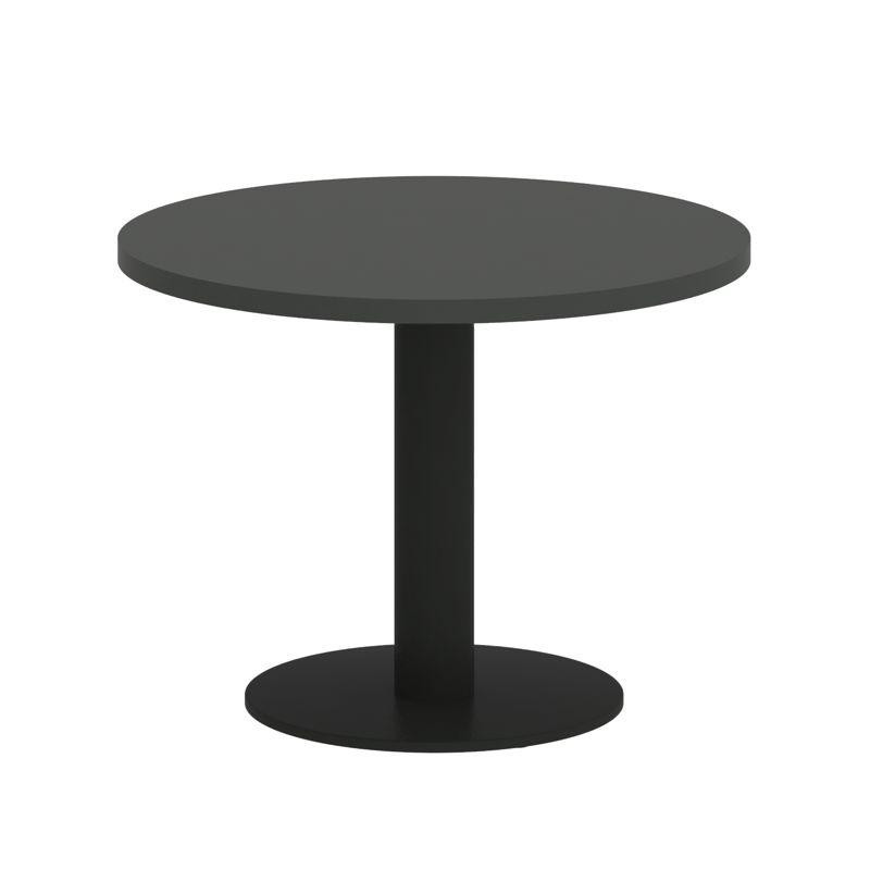 Riva Стол журнальный круглый А.СЖ-1 Антрацит NEW/Металл Черный 600*600*450