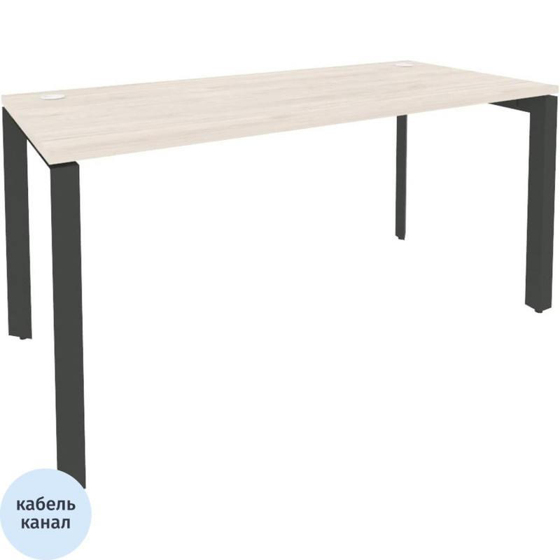 Стол KYN_0MX_ONIX-П П на м/к O.MP-SP-4.7 денвер светлый/антрацит Ш1580