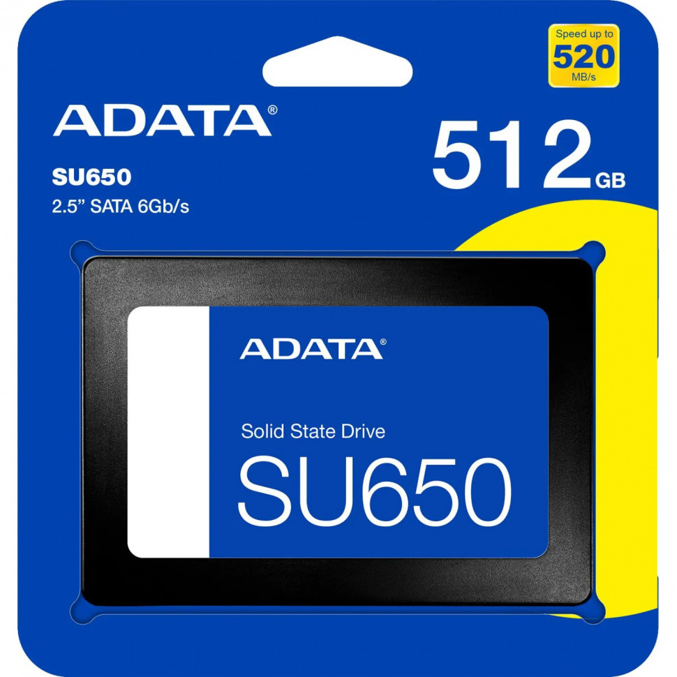 SSD накопитель ADATA SU650 2.5 SATA 512GB(ASU650SS-512GT-R)