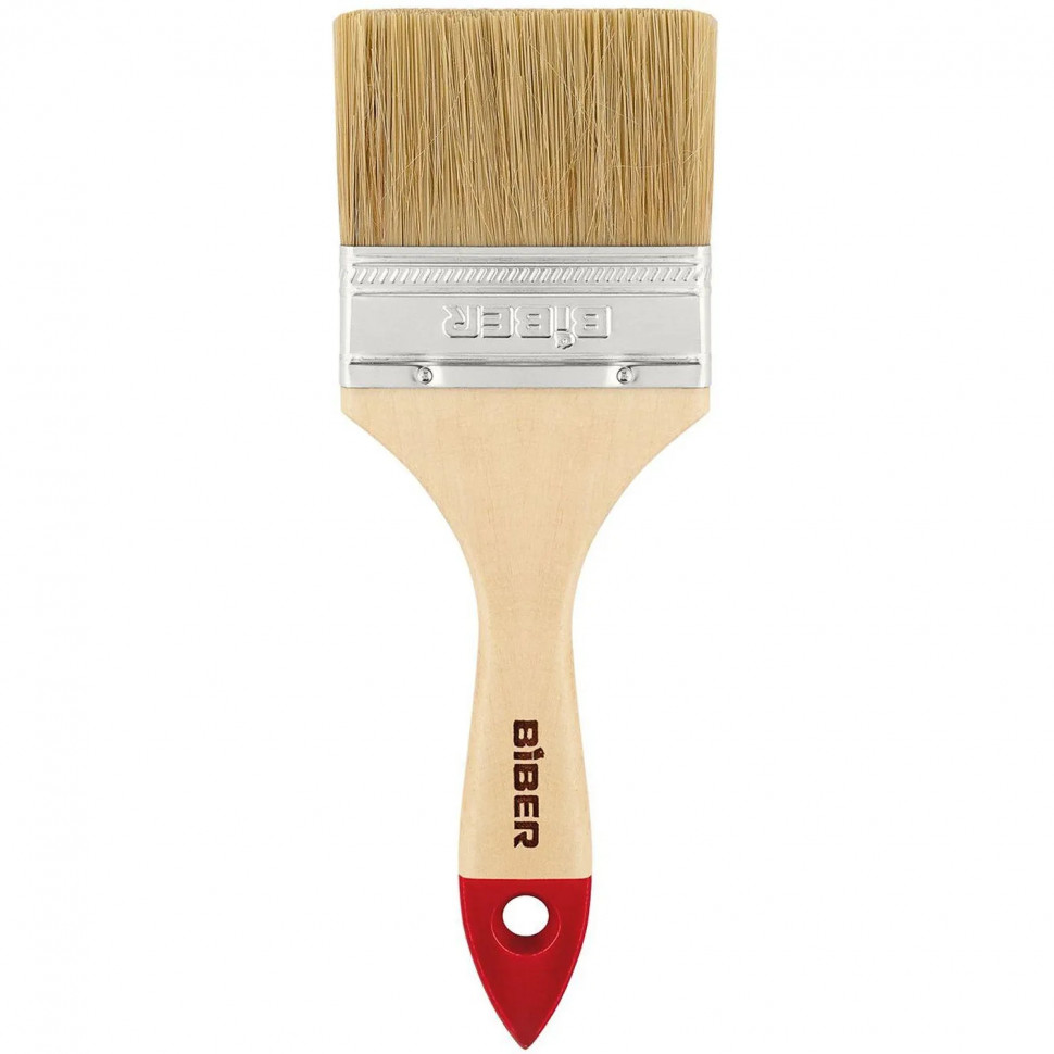 Кисть флейцевая БИБЕР 31115 Эконом натуральная щетина, 75 мм СПб