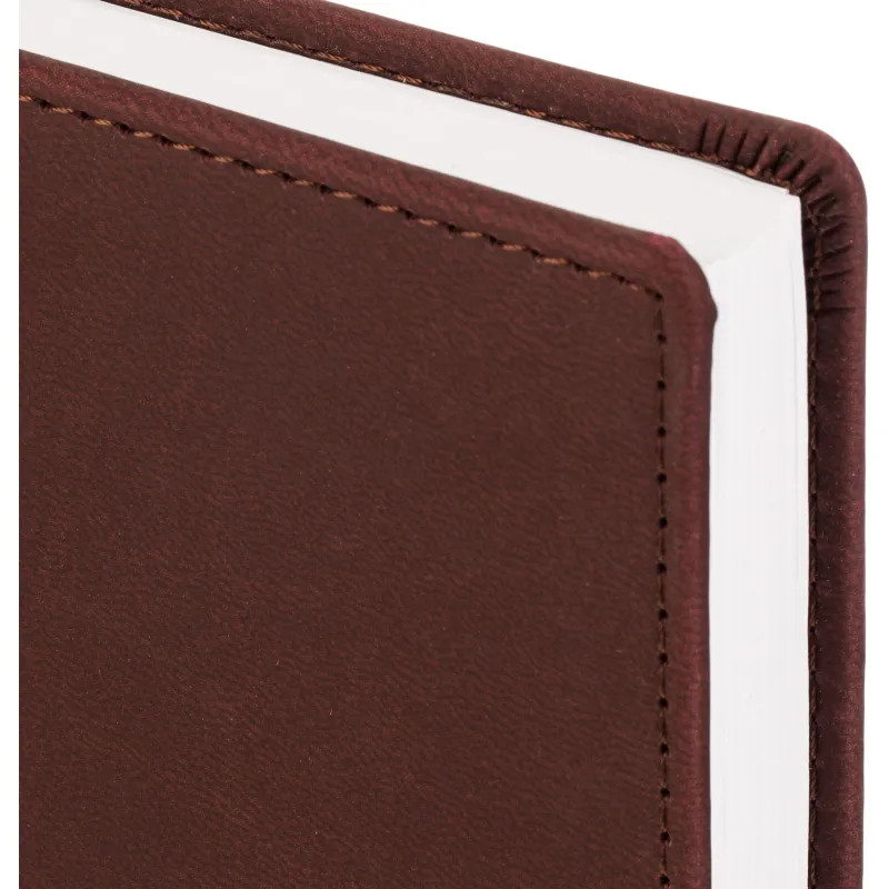 Ежедневник датированный 2026 А5+ VELVET бордовый 3-123/02