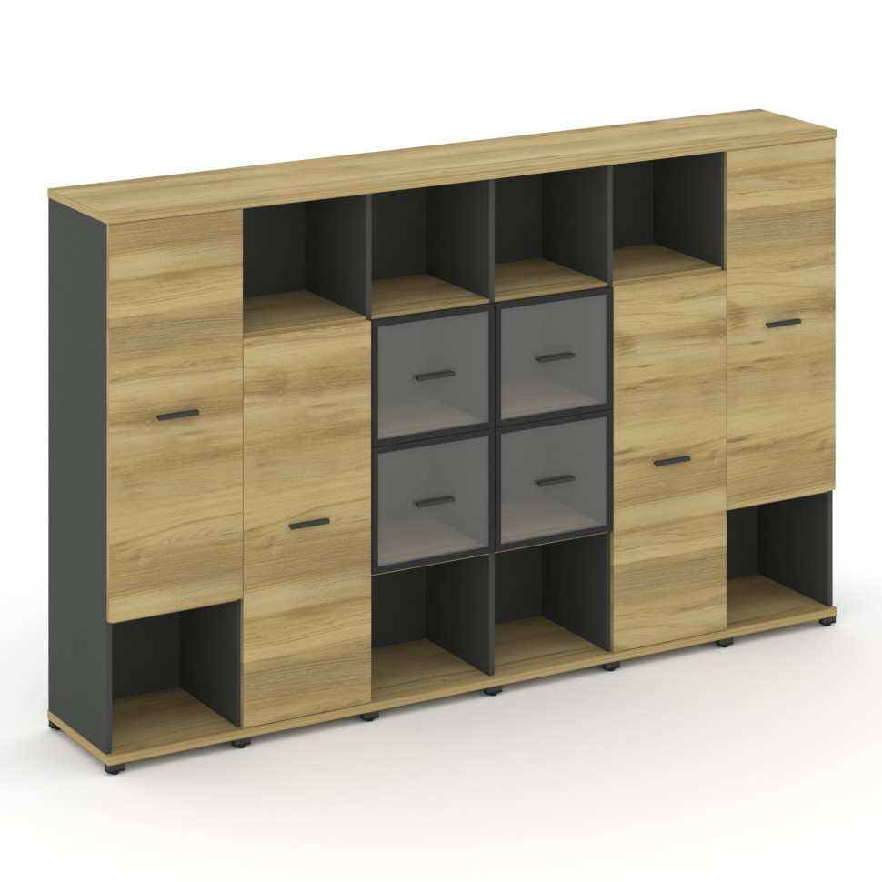 Concept Набор №461.U CN.STUN-461 RPB A Дуб Винченцо/Антрацит/Металл Антрацит 2500*420*1922 Concept Набор №461.U CN.STUN-461 RPB A Дуб Винченцо/Антрацит/Металл Антрацит 2500*420*1922