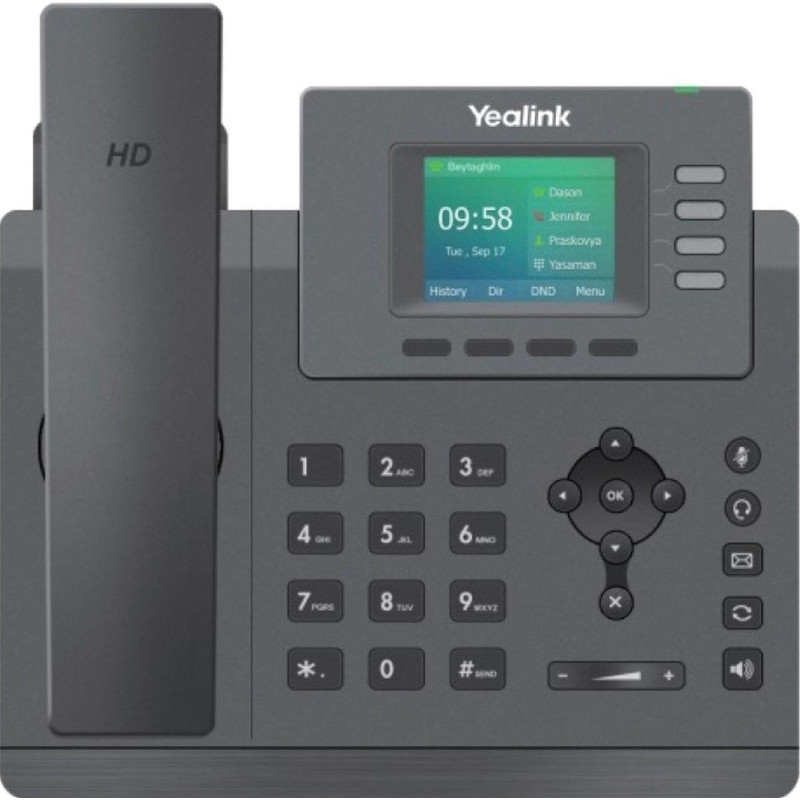 IP-телефон Yealink SIP-T33G, 4 акк, PoE, GigE, БП