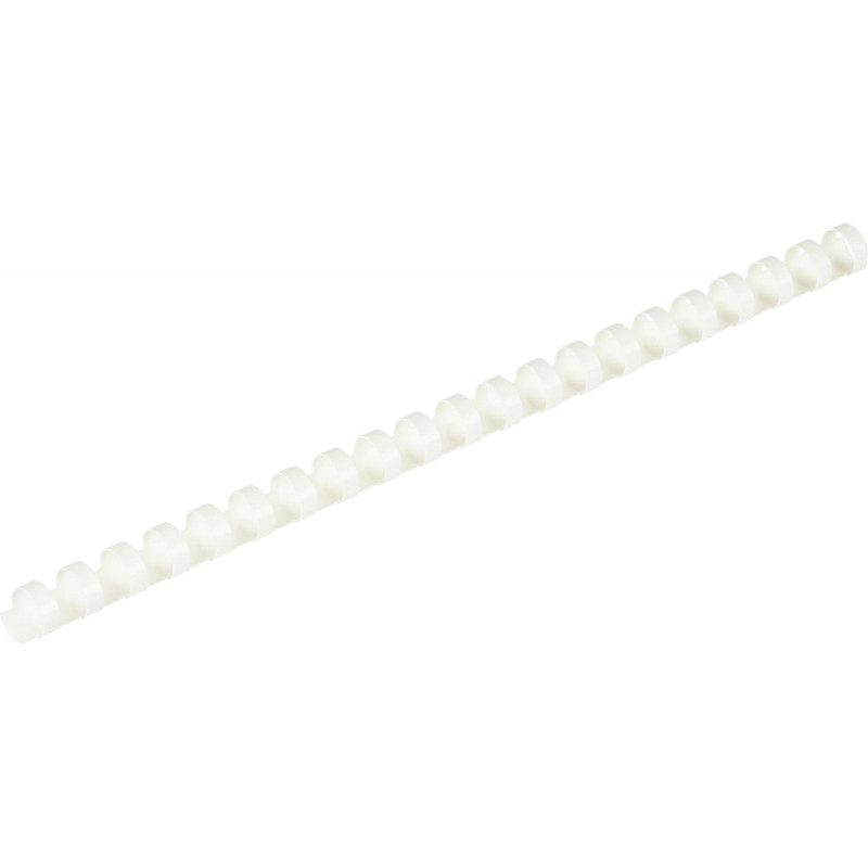 Пружины для переплета пластиковые 21 кольцо, 10 мм, (белые), 100 шт./уп Пружины для переплета пластиковые 21 кольцо, 10 мм, (белые), 100 шт./уп