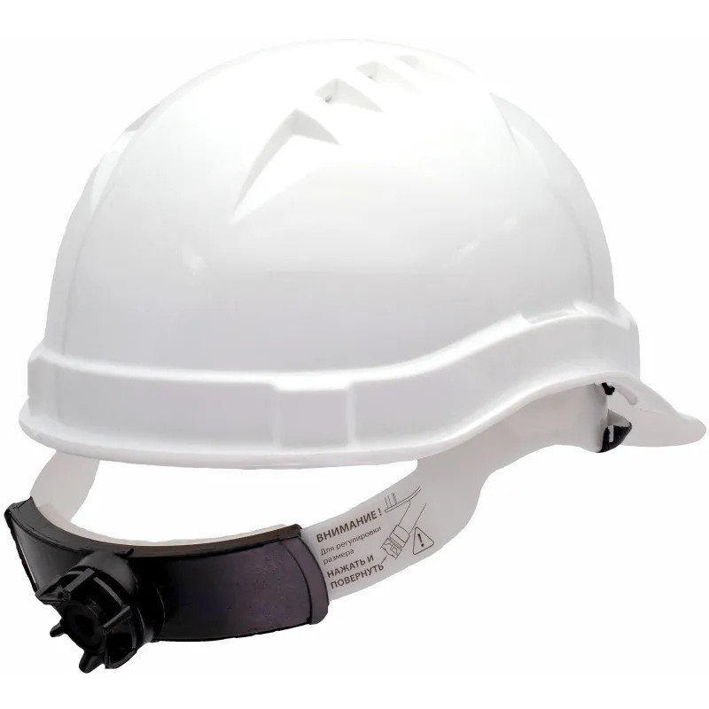 Каска защитная ЕВРОПЛАСТ-ЛЮКС белая