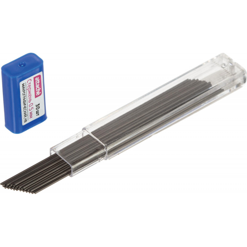 Стержень микрографический 0,5 Attache HB 30 грифелей Стержень микрографический 0,5 Attache HB 30 грифелей