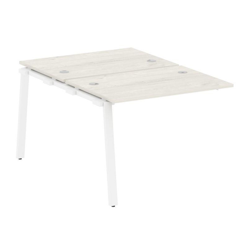 Metal System Проходной элемент рабочей станции на А-образном м/к БА.ПРС-СП-2.1 Дуб Наварра/Металл Бе