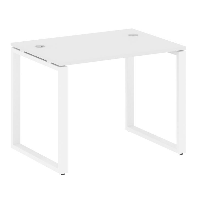 Metal System Стол письменный на О-образном м/к БО.СП-1 Белый/Металл Белый 1000*720*750