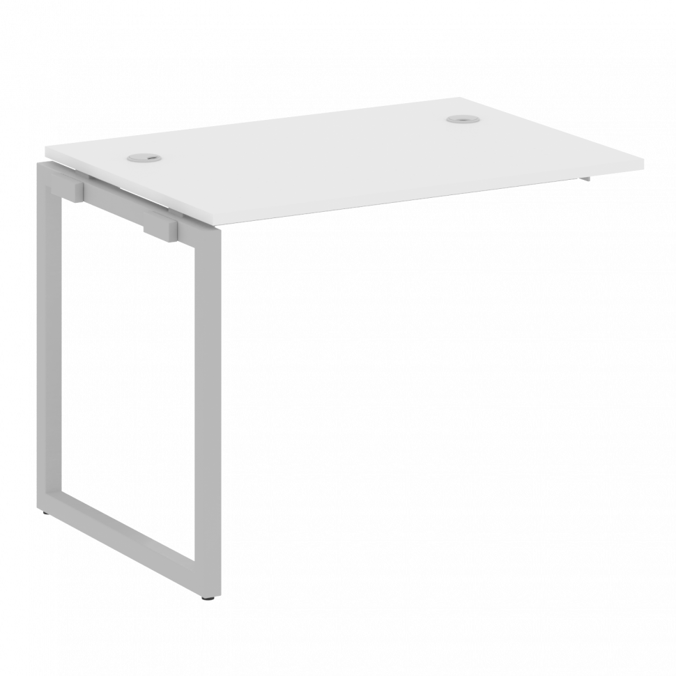 Metal System Quattro Проходной элемент рабочей станции на О-образном м/к 40БО.ПРС-СП-1.1 Белый/Метал Metal System Quattro Проходной элемент рабочей станции на О-образном м/к 40БО.ПРС-СП-1.1 Белый/Метал