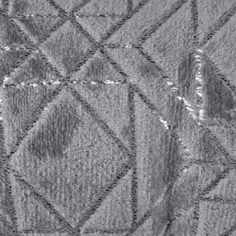 Плед микрофибра Luscan, фольга серый 200х220