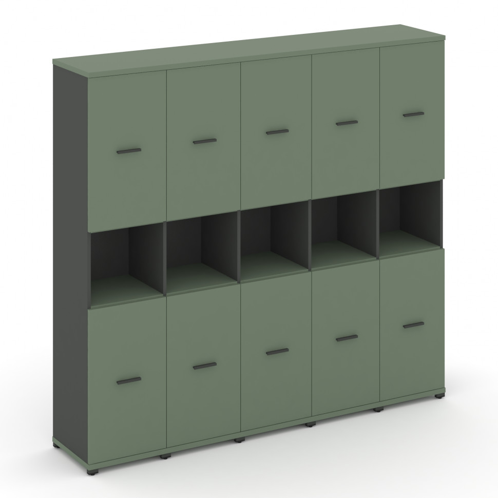 Concept Шкаф 5 узких секций, 5 ниш CN.STU-553 A Кобо/Антрацит/Металл Антрацит 2084*420*1922 Concept Шкаф 5 узких секций, 5 ниш CN.STU-553 A Кобо/Антрацит/Металл Антрацит 2084*420*1922