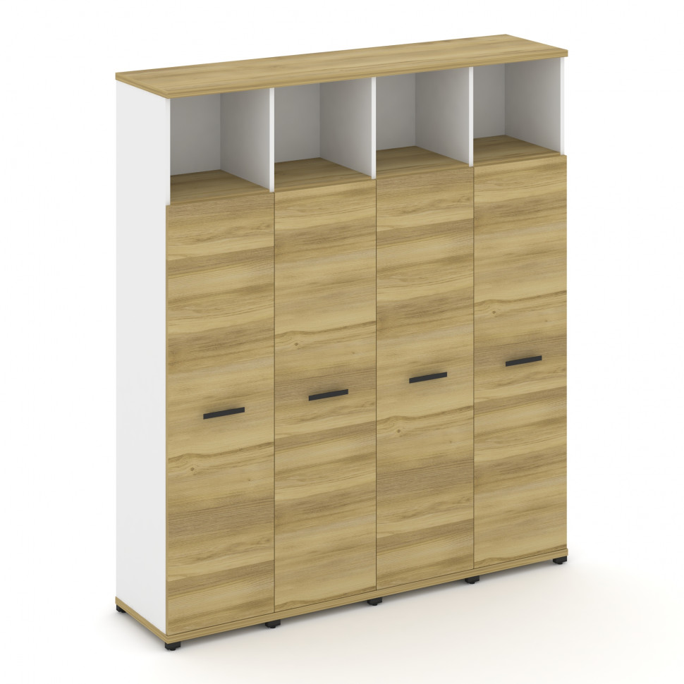 Concept Шкаф 4 узкие секции, 5 ниш CN.STU-546 B Дуб Винченцо/Белый Бриллиант/Металл Черный 1668*420* Concept Шкаф 4 узкие секции, 5 ниш CN.STU-546 B Дуб Винченцо/Белый Бриллиант/Металл Черный 1668*420*