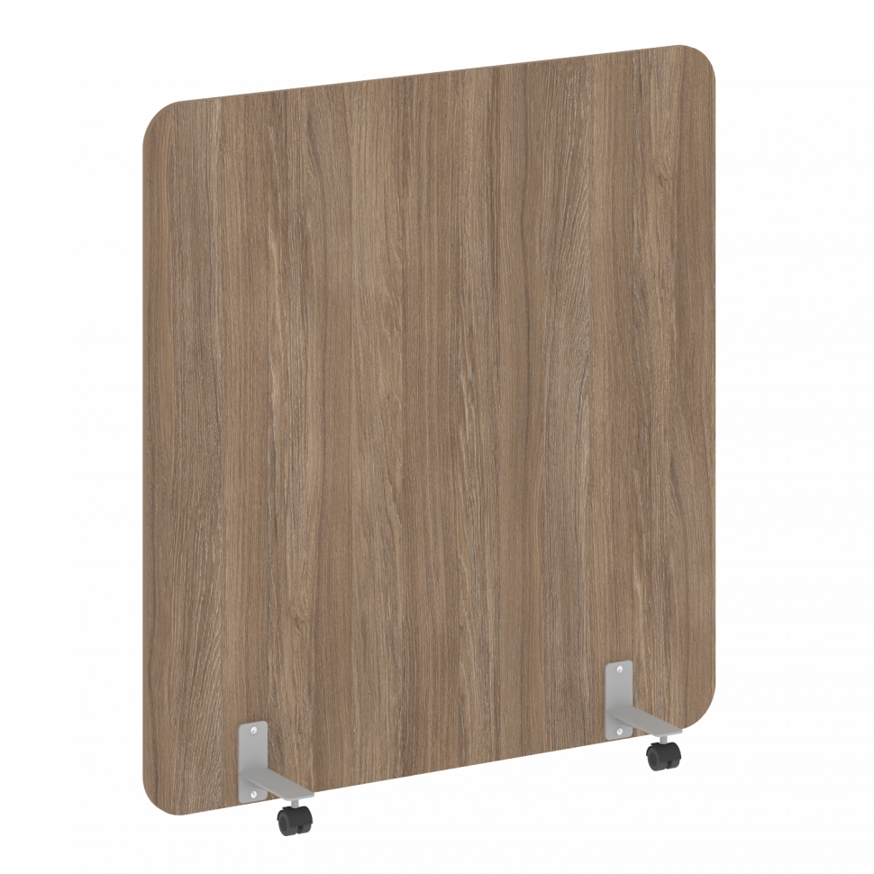 R-line Перегородка на металлических опорах, на роликах DP.R-140-150 Дуб Аризона/Металл Серый 1400*18