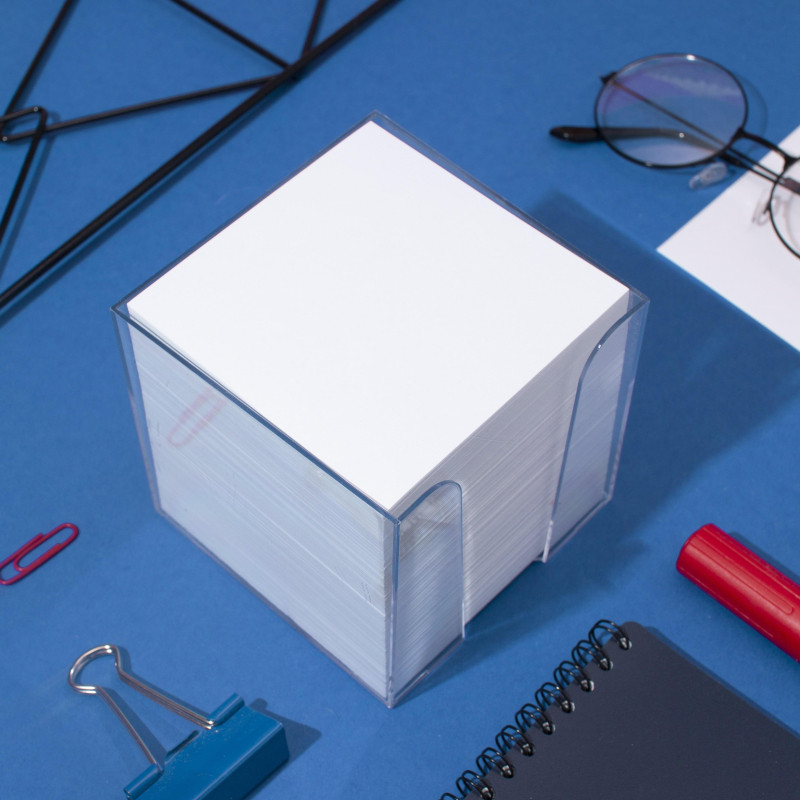 Блок для записей в подставке ATTACHE 9х9х9 белый блок 80 г/90