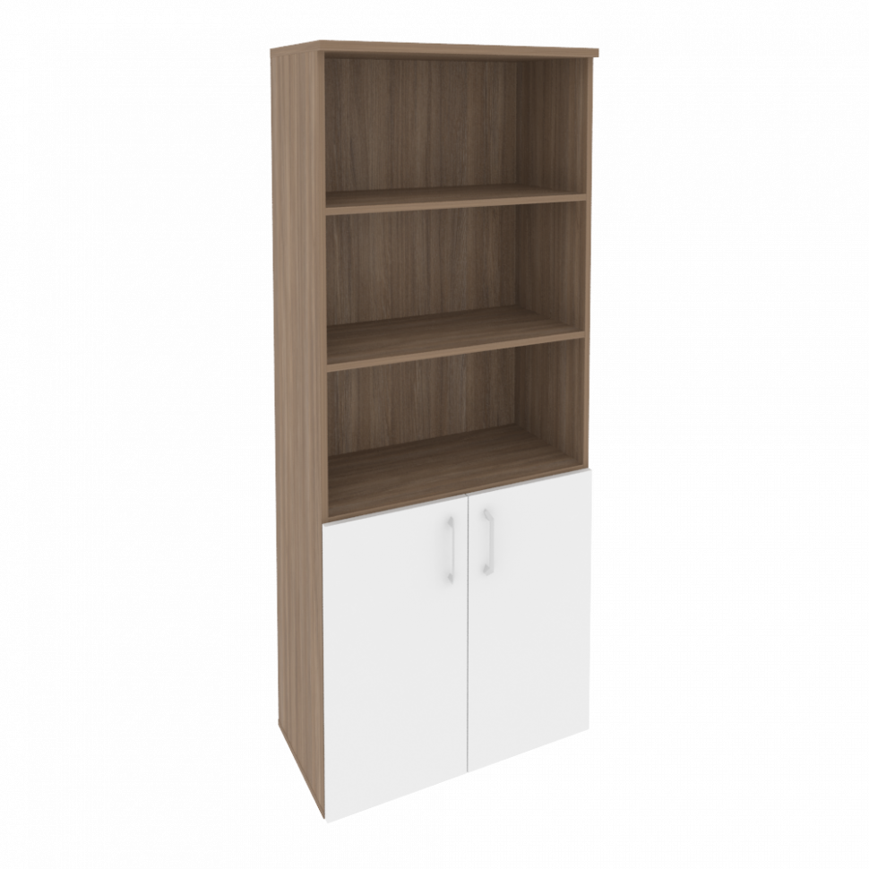 Onix Шкаф высокий широкий O.ST-1.1 Дуб Аризона/Белый Бриллиант 800*420*1977