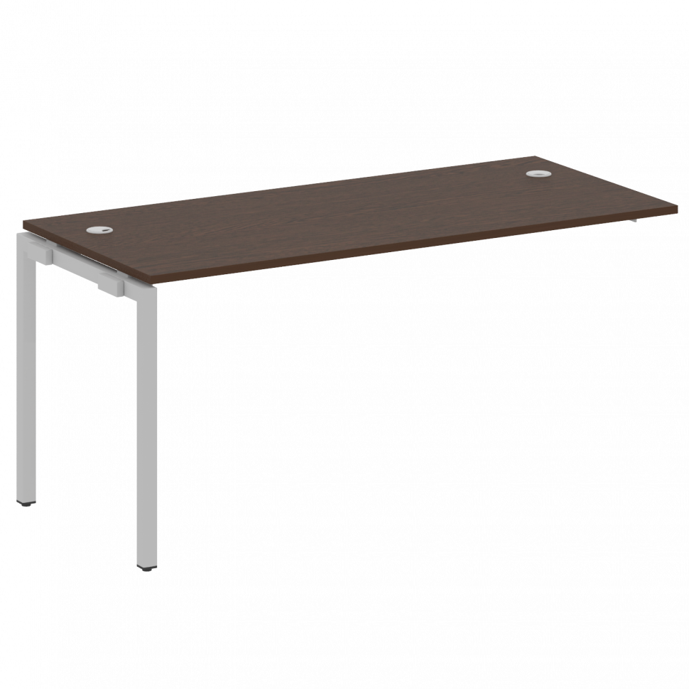 Metal System Quattro Проходной элемент рабочей станции на П-образном м/к 40БП.ПРС-СП-1.4 Венге Цаво/ Metal System Quattro Проходной элемент рабочей станции на П-образном м/к 40БП.ПРС-СП-1.4 Венге Цаво/