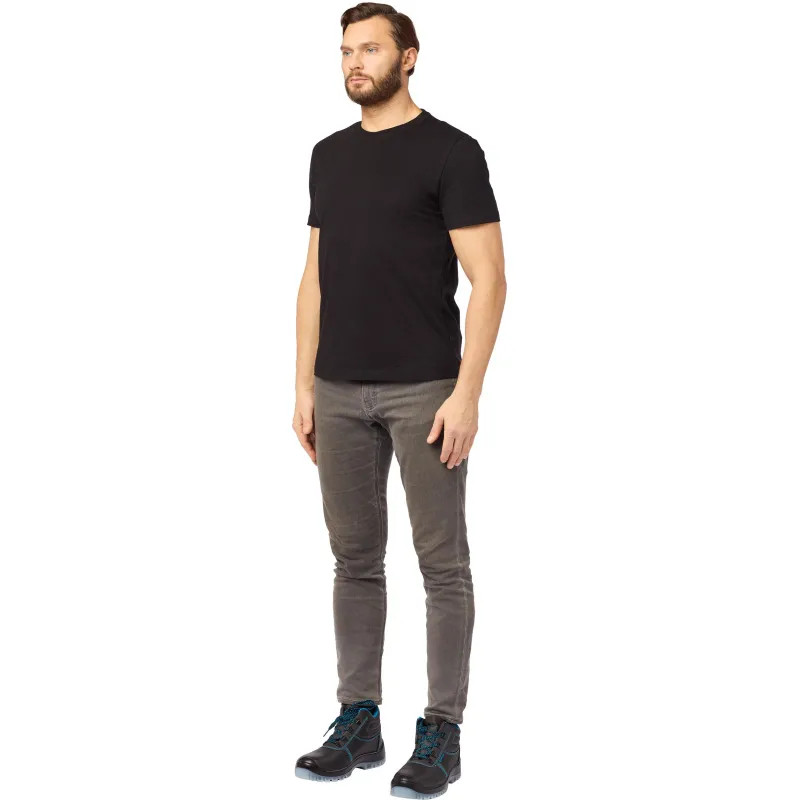 Футболка (160 г.) с кор.рукавом чрн.(XXXL)