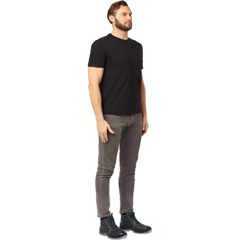 Футболка (160 г.) с кор.рукавом чрн.(XXXL)