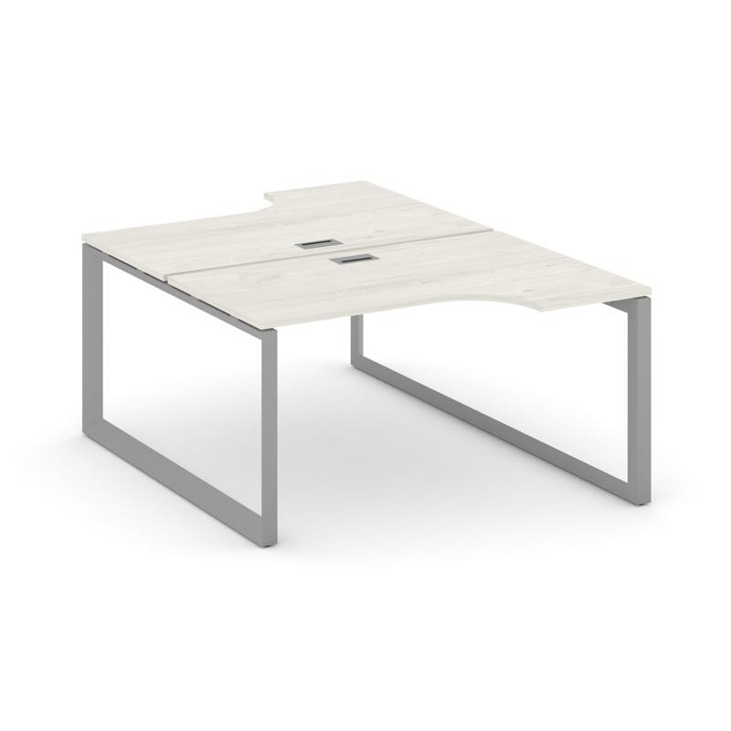 Style Project Рабочая станция эргономичная SN-59O.DRPA-011 Дуб Наварра/Металл Серый/Серебро Заглушка