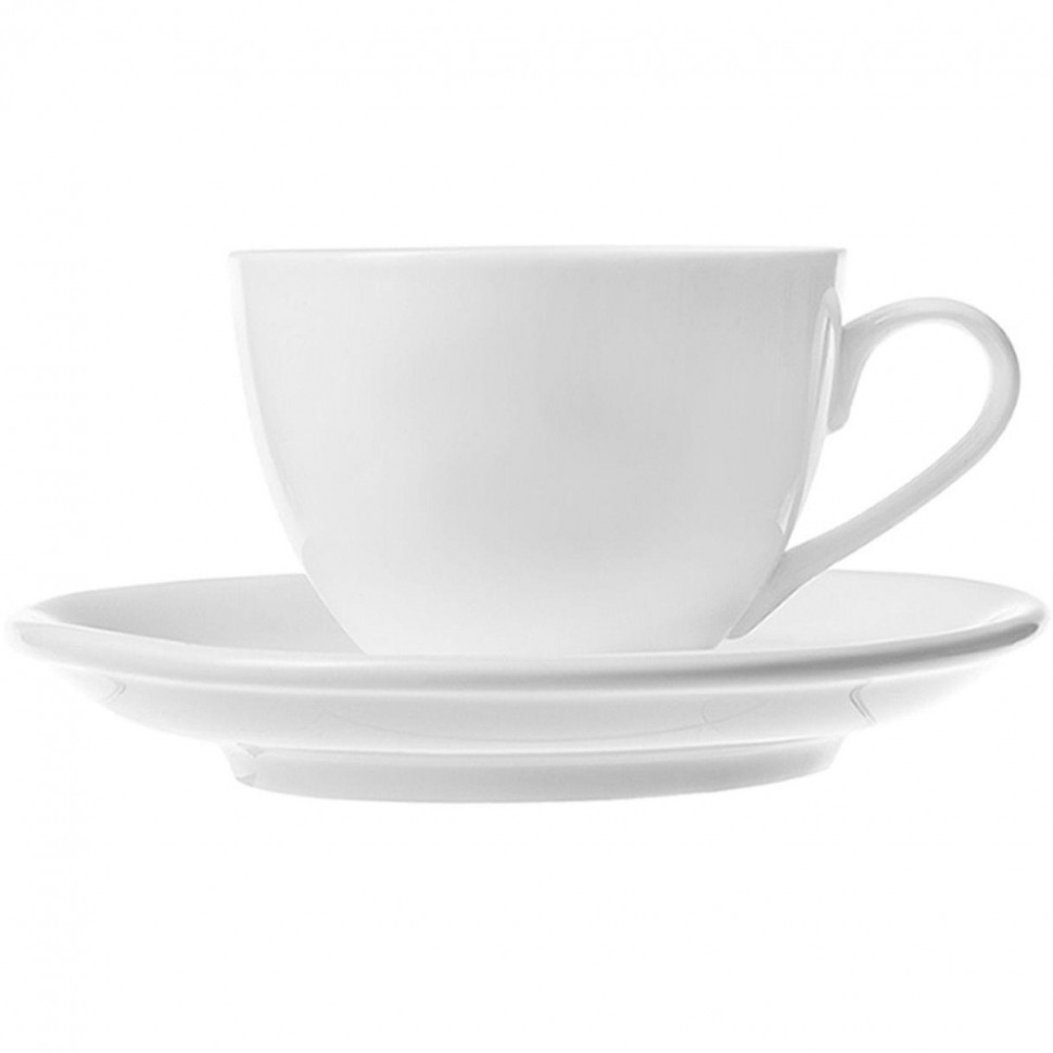 Чайная пара 220мл, белая, фарфор, Chan Wave Classic 6шт/уп фк0148