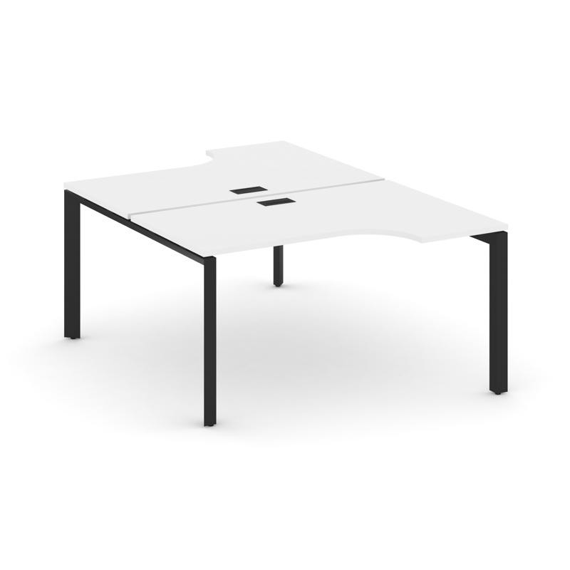 Style Project Рабочая станция эргономичная SN-59P.DRPA-001 Белый/Металл Черный/Черный Заглушка 1380*