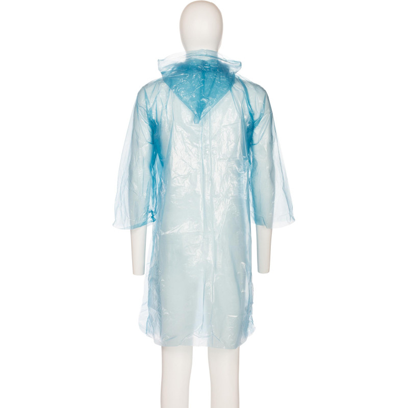 Плащ дождевик на липучках с капюшоном (XL)