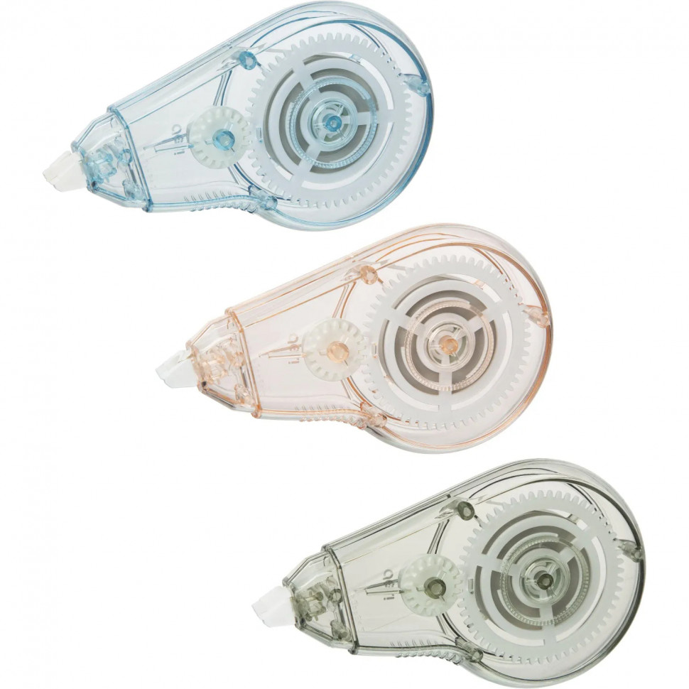 Корректирующая лента Deli EH366 5мм x 20 м, цвет в ассортим, блистер