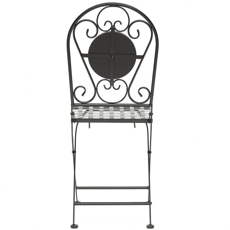 Стул Secret de Maison VICENZA (mod. PL08-1070-1-GBRN) металл, 36х35х91см, черный/плитка quot;ASTRAquot;