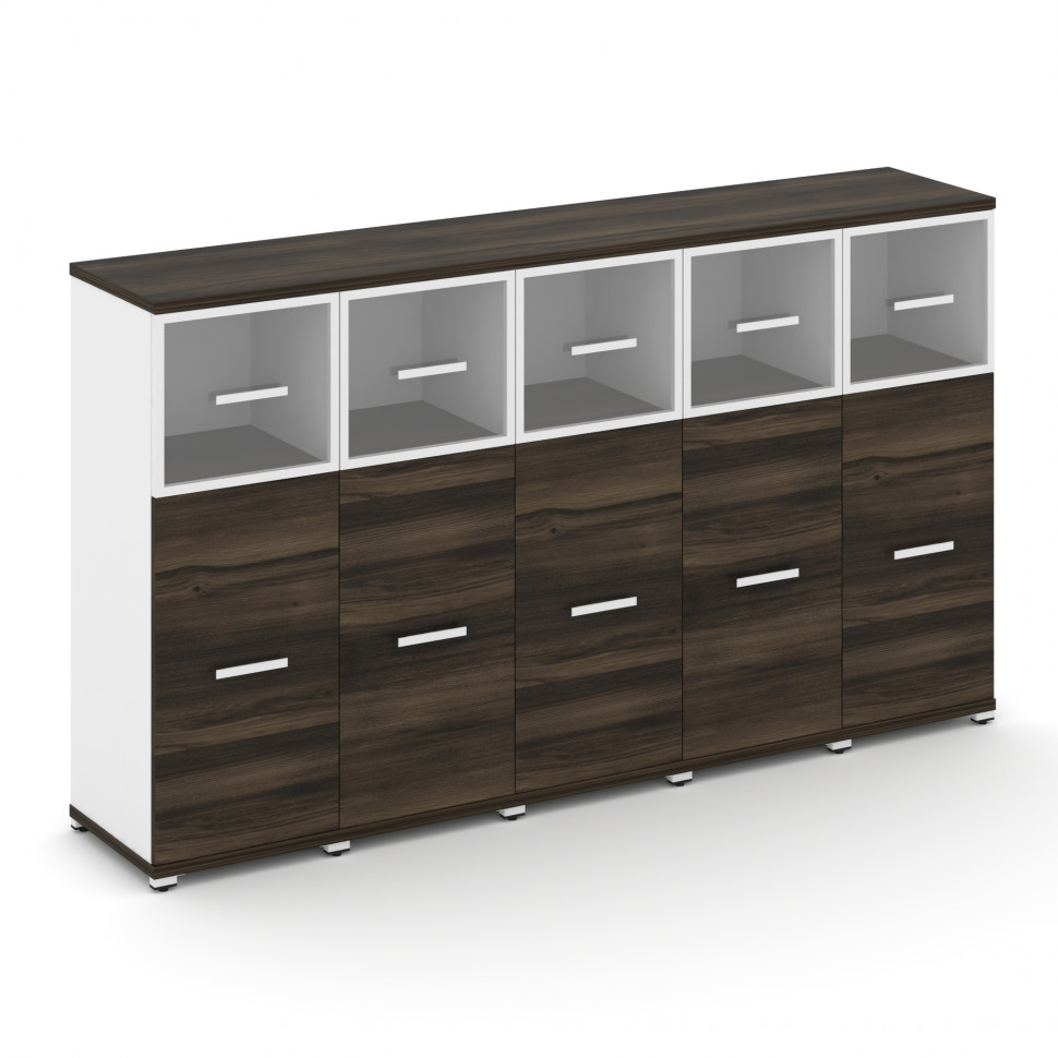 Concept Шкаф 5 узких секций, 3 ниши CN.STU-354 RPW W Дуб Мали/Белый Бриллиант/Металл Белый/Прозрачны Concept Шкаф 5 узких секций, 3 ниши CN.STU-354 RPW W Дуб Мали/Белый Бриллиант/Металл Белый/Прозрачны