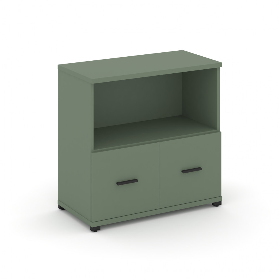 Concept Шкаф 1 широкая секция, 2 ниши CN.STS-211 B Кобо/Металл Черный 836*420*818