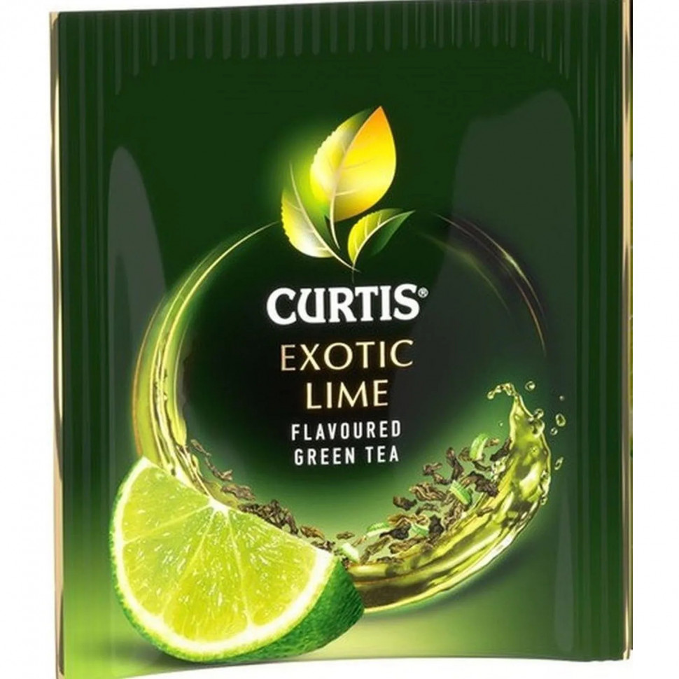 Чай Curtis Exotic Lime зеленый, 25 сашет
