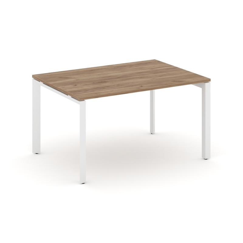 Style Project Стол переговорный SN-59P.SPRG-003.3 Дуб Табак/Металл Белый 1380*980*750