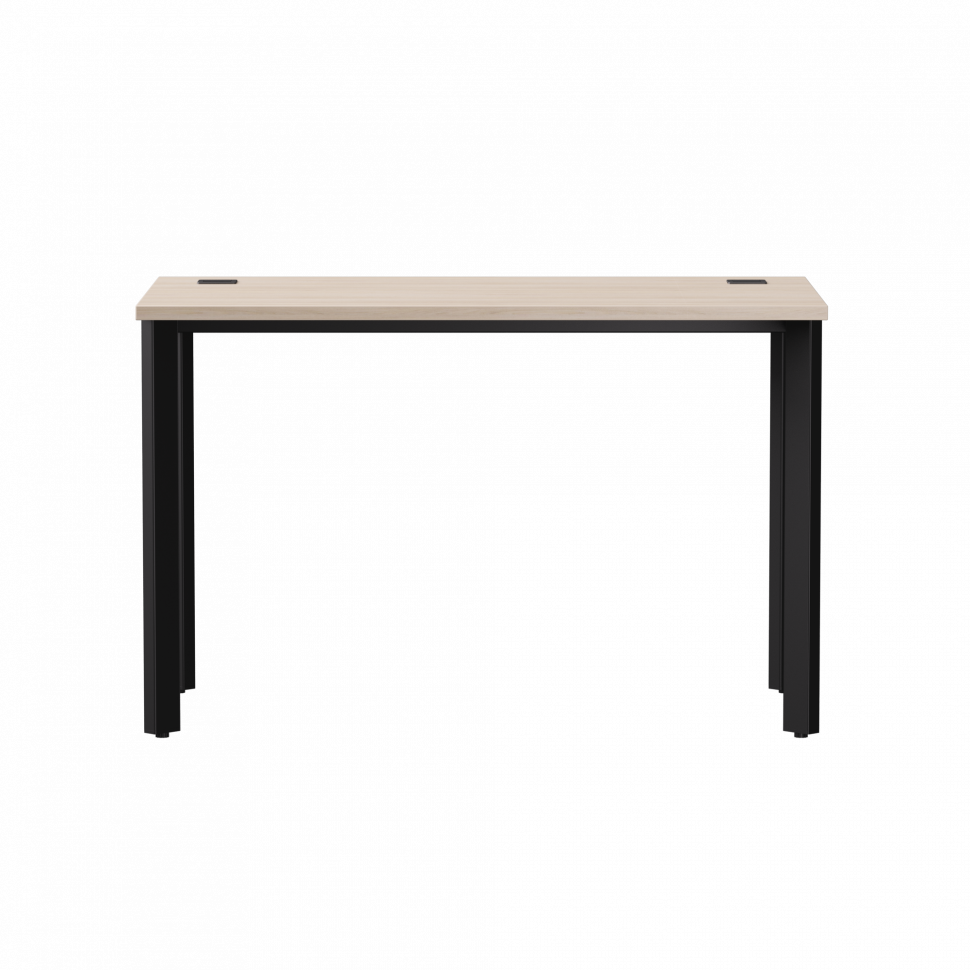 Стол прямой Everprof EVO (ЭВО) на металлокаркасе 1180х670х755 мм опоры 45гр Дуб Соната/Черный