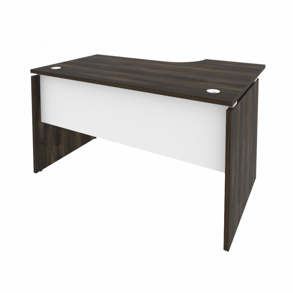 Onix Стол эргономичный левый O.SA-2 (L) Дуб Мали/Белый Бриллиант 1380*980*750 (720/460)